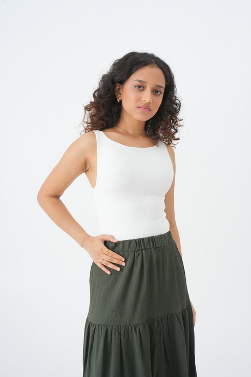 Boat neck top